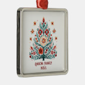 kerstboom metalen ornament (Rechts)