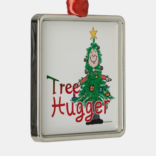 Kerstboom Metalen Ornament (Rechts)