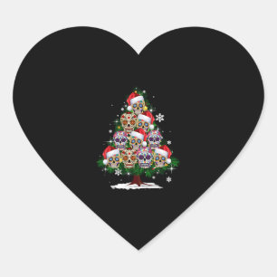 Kerstboom Mexicaanse blaaskraan Sull Santa Ha Hart Sticker