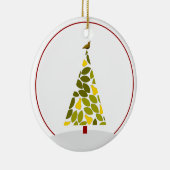 Kerstboom - Mid Century Patrijs Keramisch Ornament (Rechts)