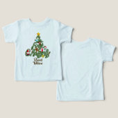 Kerstboom Mijn Eerste Kerstmis voor Kinderen (Ontwerp Voorkant & Achterkant)