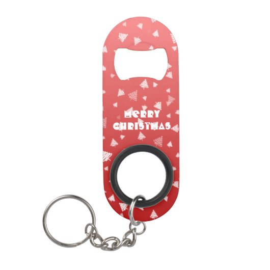 kerstboom mini flessenopener (Voorkant)
