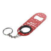 kerstboom mini flessenopener (Voorkant Gekanteld)