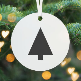 Kerstboom | Minimale Scandinavische Modern Metalen Ornament