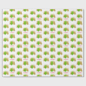 kerstboom | Minimalistisch | Glittercadeau voor go Cadeaupapier (Vlak)