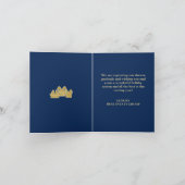 kerstboom | Minimalistisch | Glittercadeau voor go Feestdagen Kaart (Binnen)