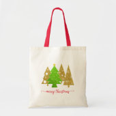 kerstboom | Minimalistisch | Glittercadeau voor go Tote Bag (Voorkant)