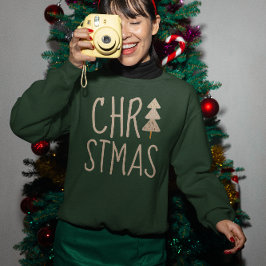 Kerstboom minimalistische Scandinavische Trui