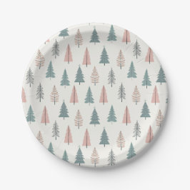 Kerstboom Minimalistische Winter Feestboom Papieren Bordje