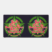 Kerstboom, missie, leger bureaumat (Voorkant)