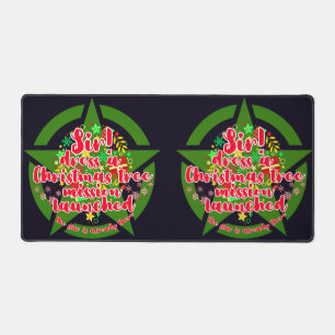 Kerstboom, missie, leger bureaumat