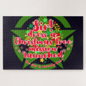 Kerstboom, missie, leger legpuzzel (Horizontaal)