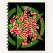 Kerstboom, missie, leger notitieboek (Voorkant)