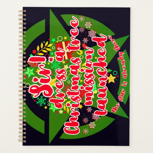 Kerstboom, missie, leger planner (Voorkant)