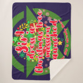 Kerstboom, missie, leger sherpa deken (Voorkant)