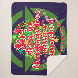 Kerstboom, missie, leger sherpa deken