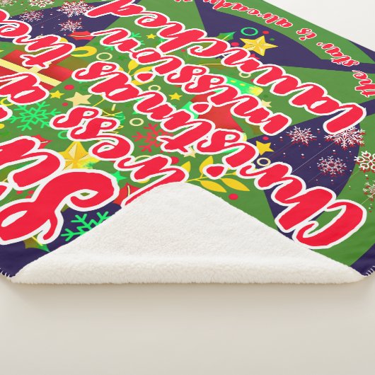 Kerstboom, missie, leger sherpa deken (3/4)