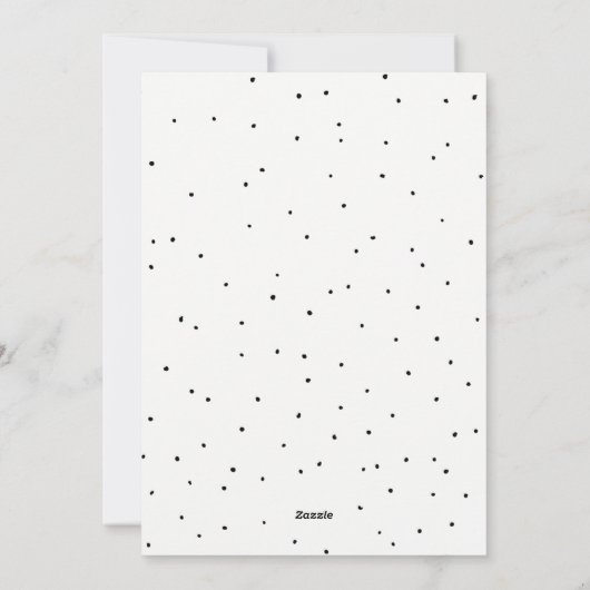 Kerstboom Modern collage Feestdagenkaart (Achterkant)