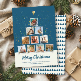 Kerstboom Modern Instagram Foto Collage Pret Feestdagenkaart