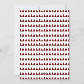 Kerstboom Modern Instagram Foto Collage Red Feestdagenkaart (Achterkant)