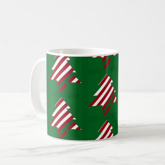 Kerstboom mok (Voorkant links)