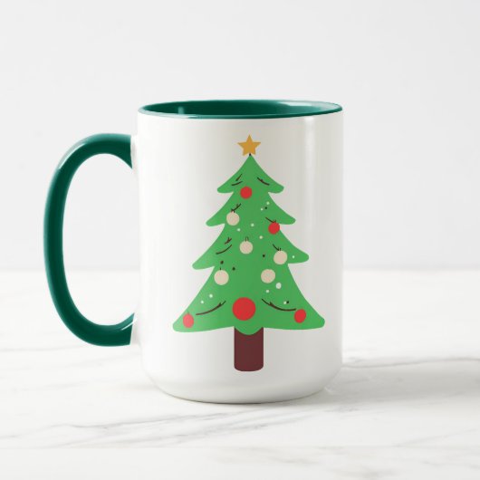 kerstboom mok (Links)