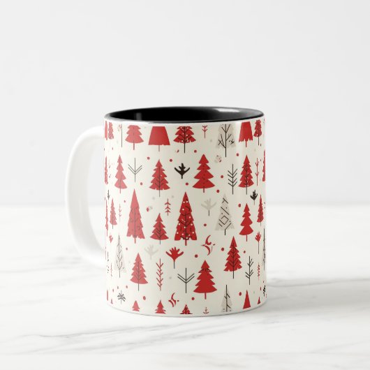 Kerstboom Mok (Voorkant links)
