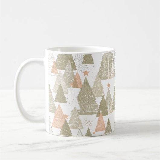 Kerstboom Mok  (Links)