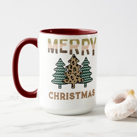 kerstboom mok (Met donut)