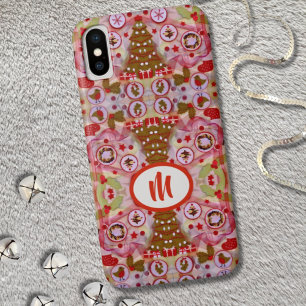 Kerstboom Monogram Case-Mate iPhone Case
