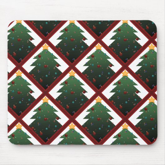 kerstboom muismat (Voorkant)