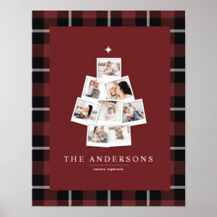 Kerstboom, multifoto poster