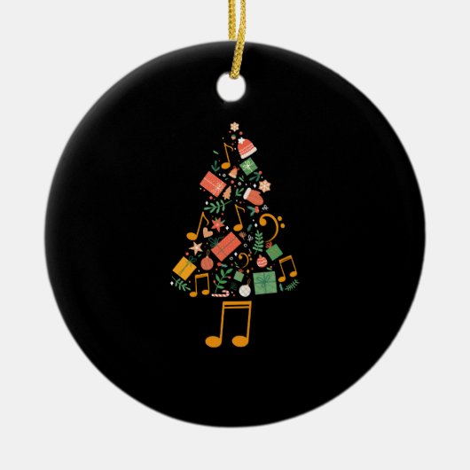 Kerstboom Musician Composer Music Director Keramisch Ornament (Voorkant)