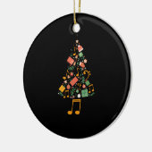 Kerstboom Musician Composer Music Director Keramisch Ornament (Links)