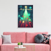 Kerstboom Muur Kunst Canvas Afdruk (Insitu (Woonkamer))