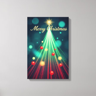 Kerstboom Muur Kunst Canvas Afdruk