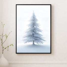 Kerstboom Muur Kunst Poster