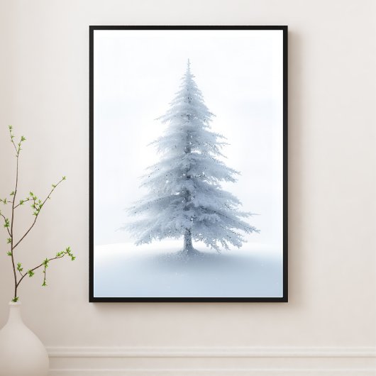 Kerstboom Muur Kunst Poster
