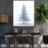 Kerstboom Muur Kunst Poster