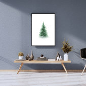 Kerstboom Muur Kunst Poster