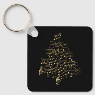 Kerstboom Muzieknoot Muzikant Moeder Cadeau Sleutelhanger