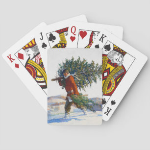 Kerstboom   N.C. Wyeth Pokerkaarten