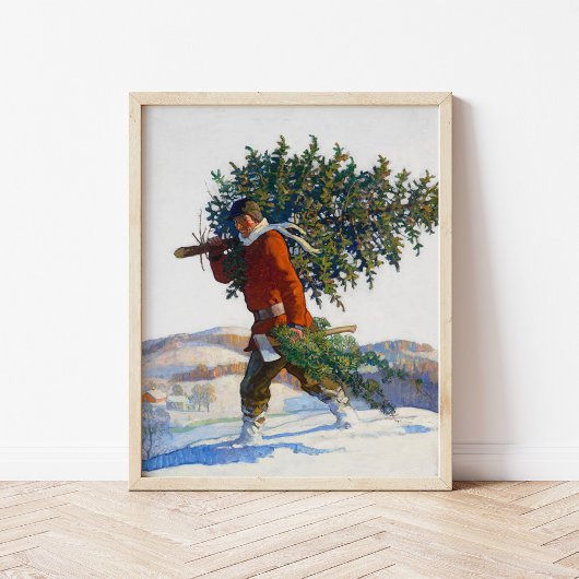 Kerstboom | N.C. Wyeth Poster