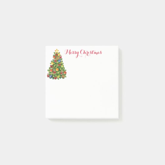 Kerstboom na de opmerkingen post-it® notes (Voorkant)