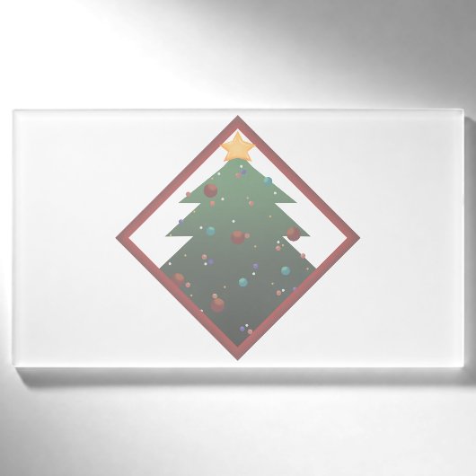 kerstboom naambadge (Voorkant)