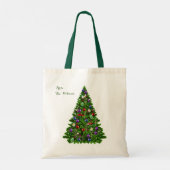 Kerstboom naar en van budgettaire Tassen (Achterkant)