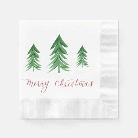 kerstboom Napkins Servet (Voorkant)