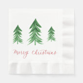 kerstboom Napkins Servet (Voorkant)