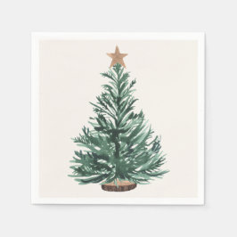 kerstboom Napkins Servet