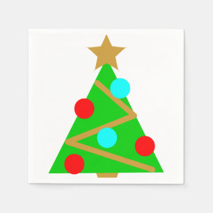 kerstboom Napkins Servet
